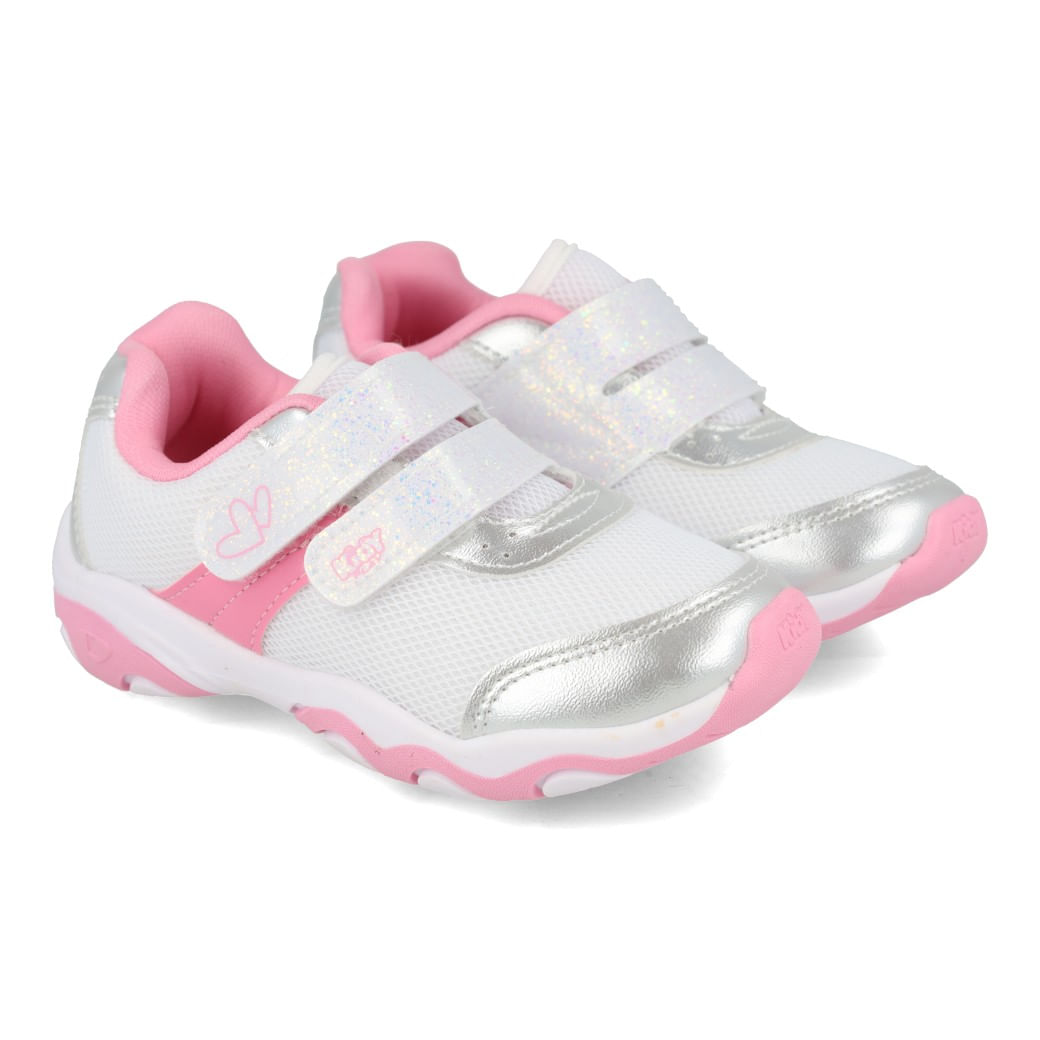 Kidy Tenis 007-1824-0756 Prata-Rosa Sint_9__